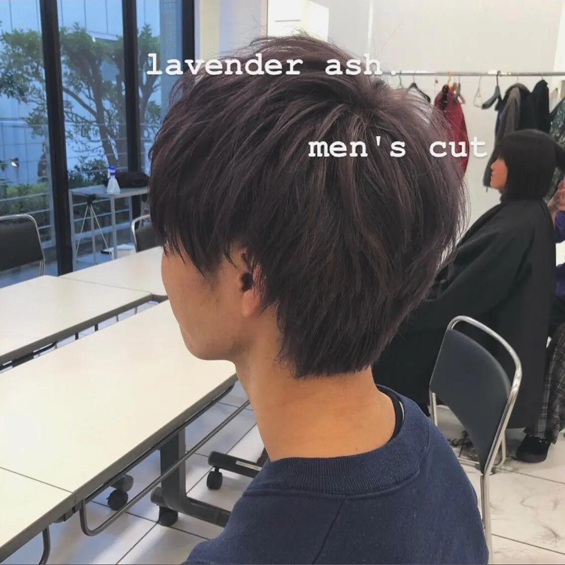 カラー メンズ アッシュ ラベンダーカラー ラベンダーアッシュ トレンド眉🌈✨ arisaの眉毛・アイブロウイメージ