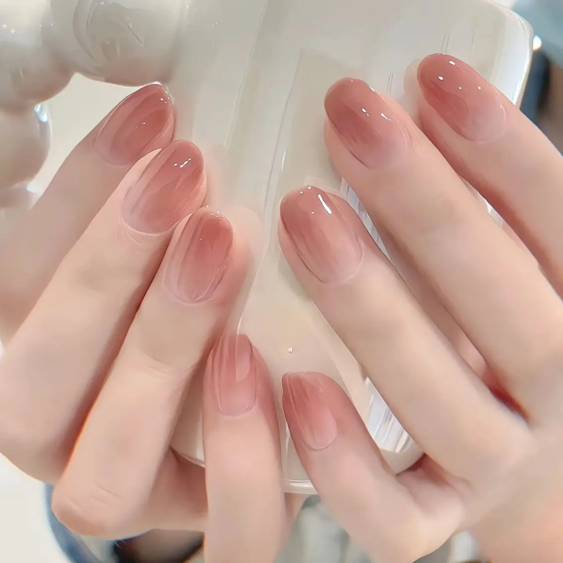 HAND💖【オフ込】 カラーグラデーション(クリアベース)の写真