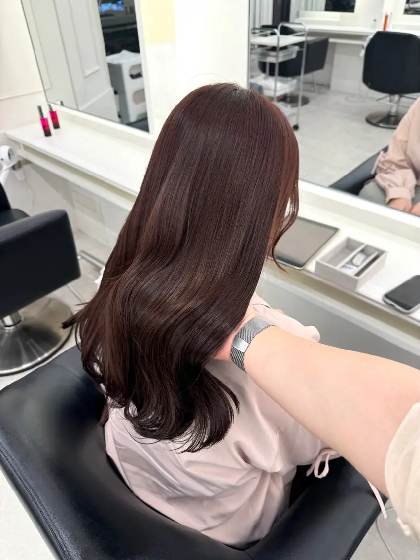 ロング カラー カット ヘアカラー トリートメント ♡ParveMix NANO♡のヘアスタイル