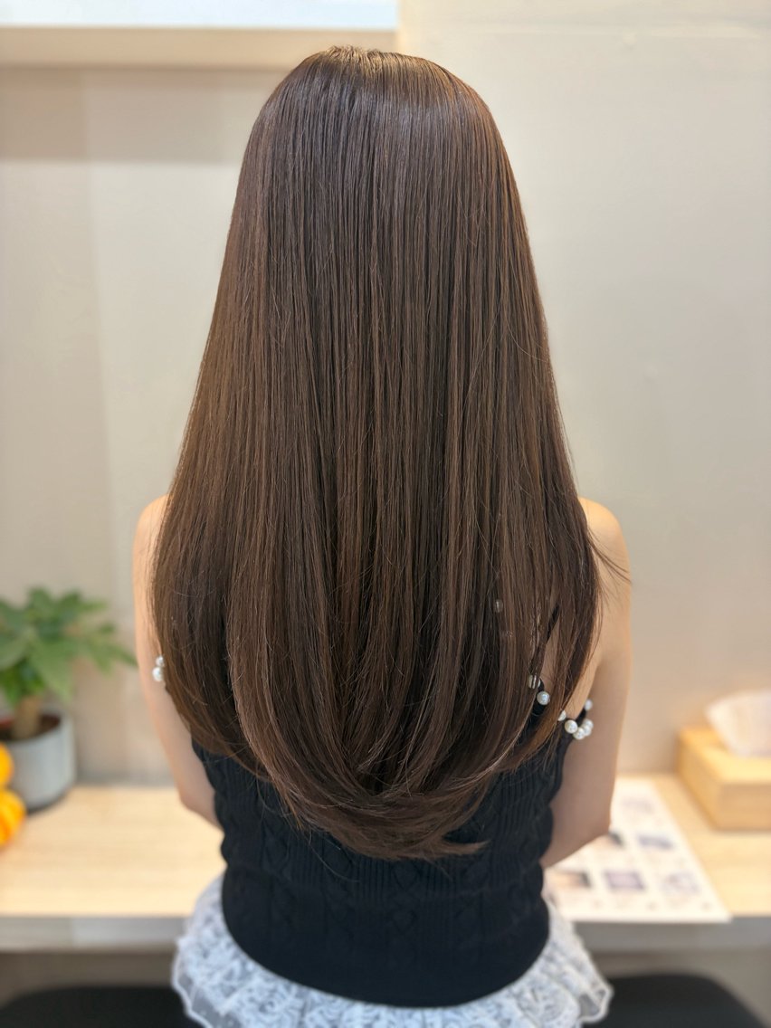 ロング カット ヘアカラー トリートメント 【公式】amble luxe池袋東口🩷のヘアスタイル