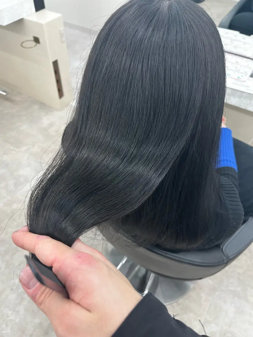 セミロング 竹内 蓮のヘアスタイル