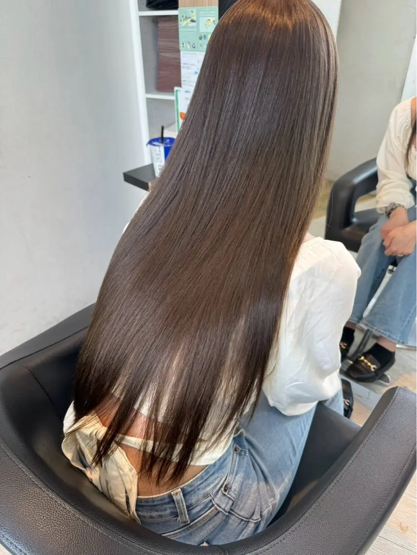 カラー 透明感カラー ヘアカラー トリートメント 💖改善カラー 板倉百花💖のヘアスタイル