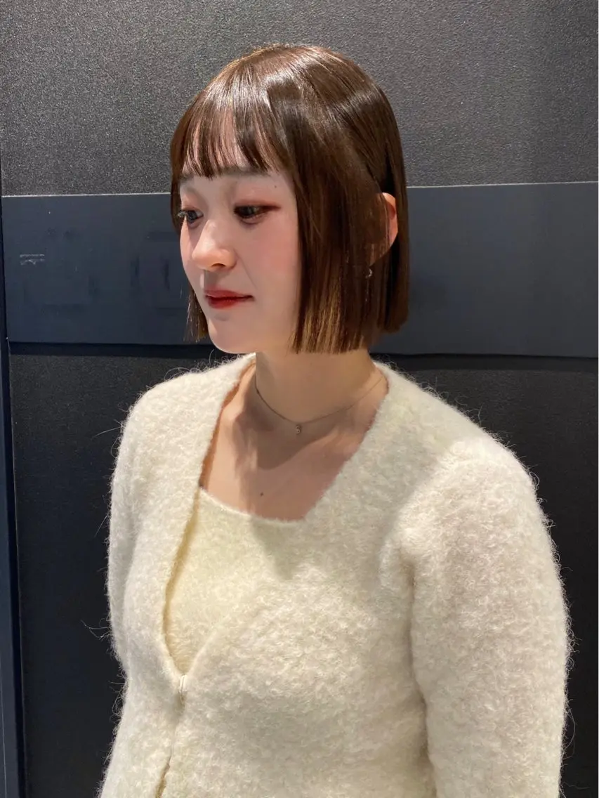 ショート カラー パーマ カット ヘアカラー 縮毛矯正 トリートメント mai / linoah˚✧のヘアスタイル