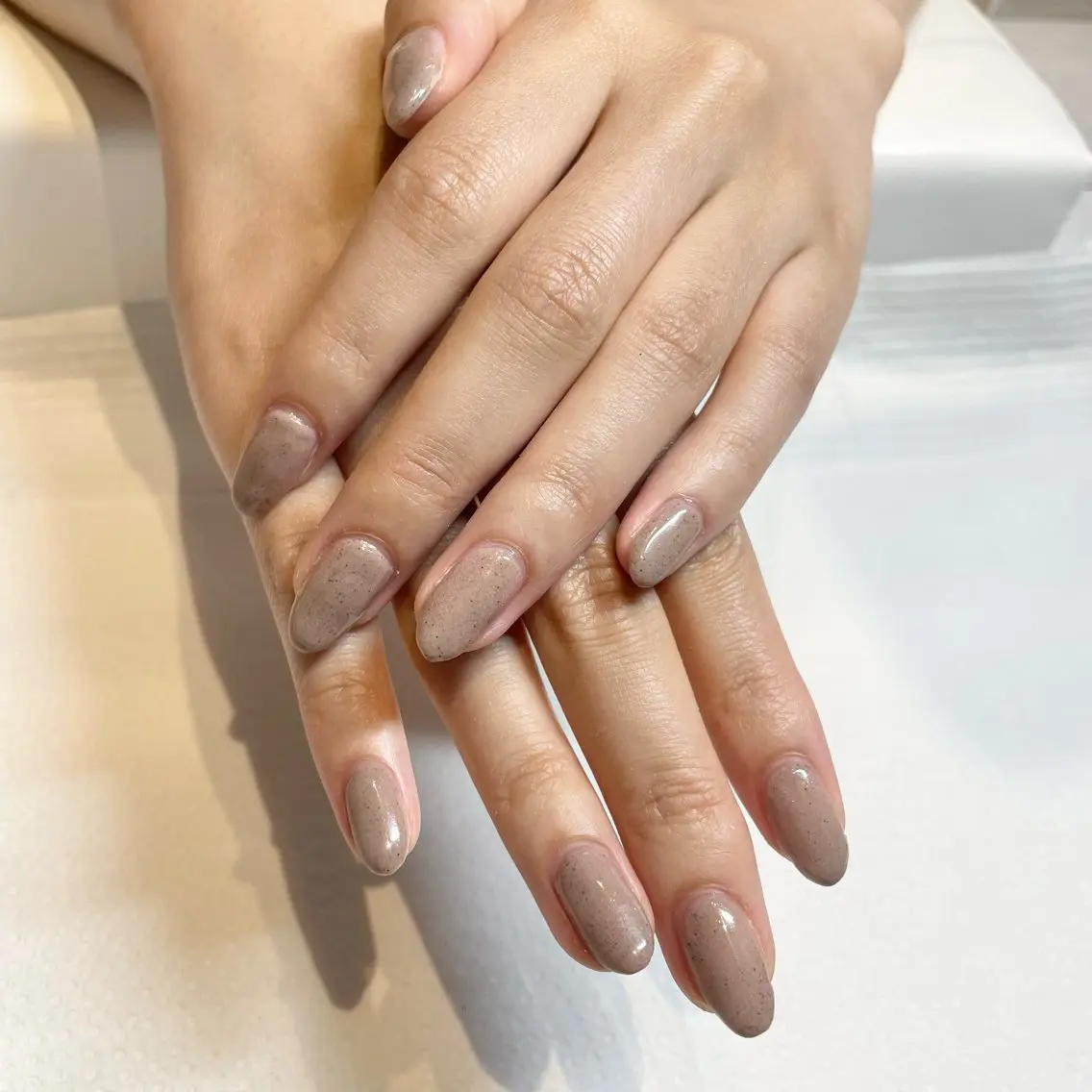 ネイル ワンカラーネイル ハンドネイル Leonie かりんのネイルデザイン