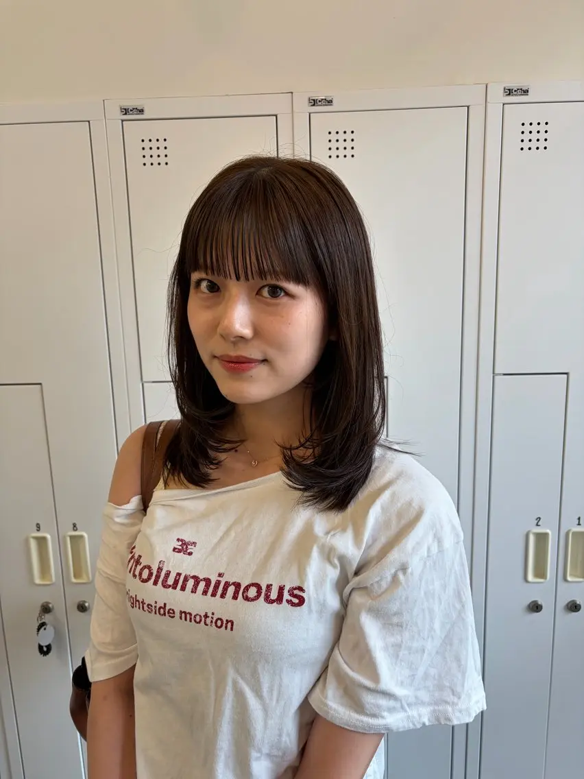 ミディアム FIX hair しなのヘアスタイル