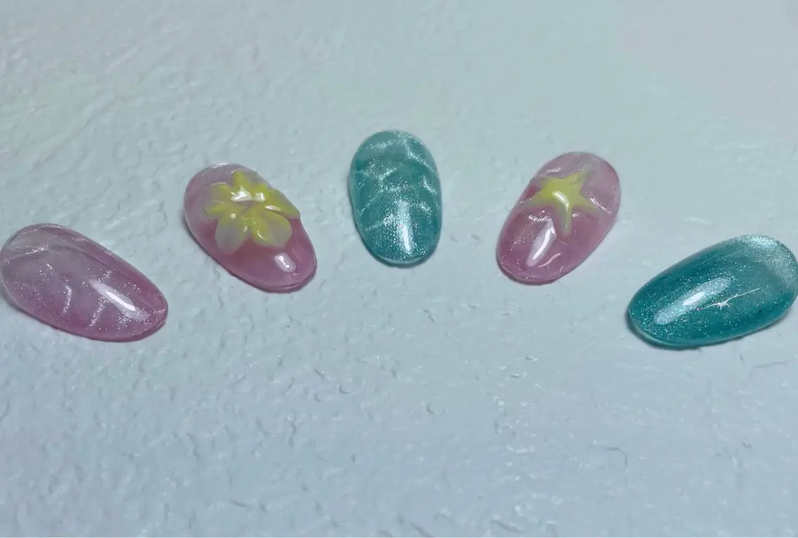 ネイル チークネイル 長さ出し フレンチネイル ジェルネイル 韓国ネイル 中野駅から2分 MEO NAILのネイルデザイン