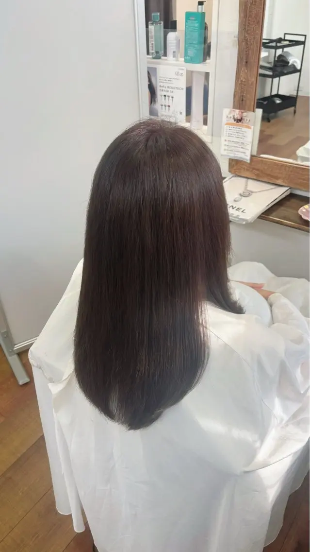 ロング カラー ベージュカラー ヘアカラー トリートメント 山本雪羽/ エアービジューのヘアスタイル