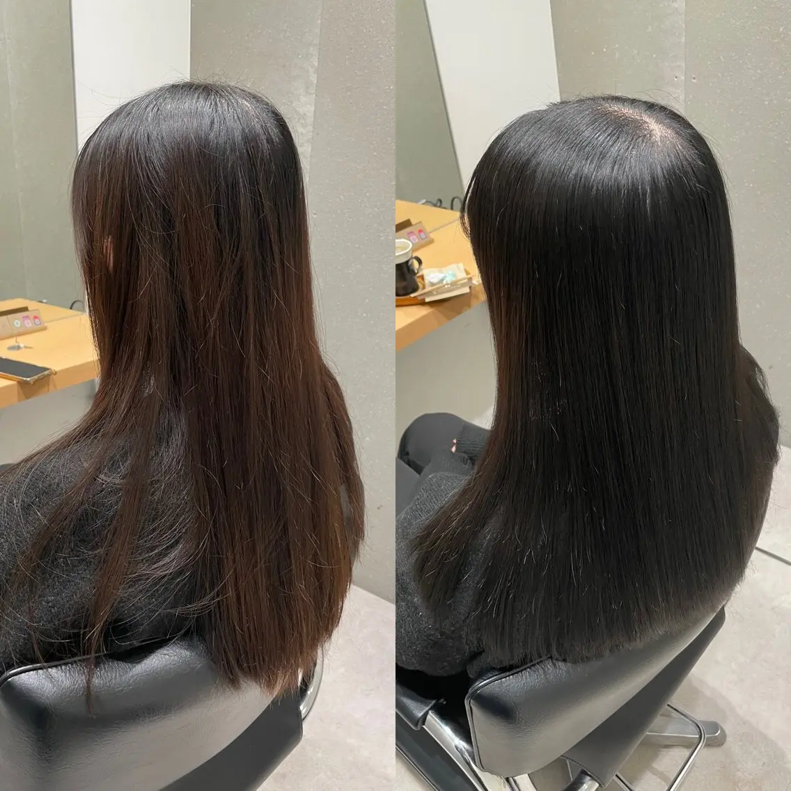ロング カラー イルミナカラー ロング トリートメント 髪質改善ヘアケア 艶髪特化/上田のヘアスタイル
