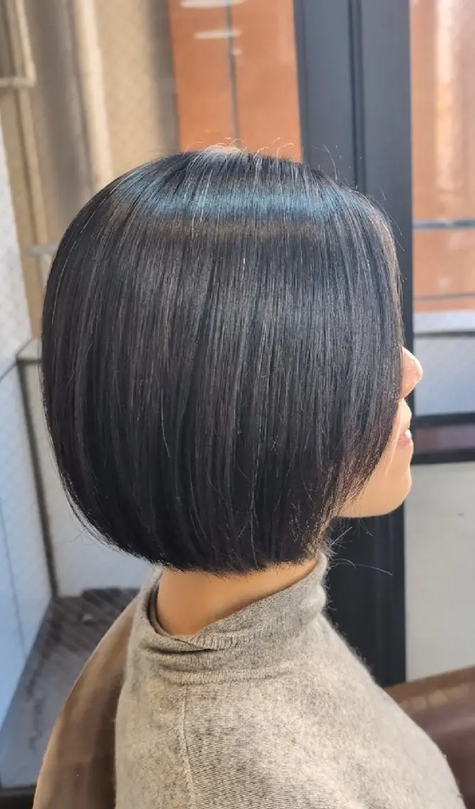ミディアム カット ヘアカラー August 梅原 千愛のヘアスタイル