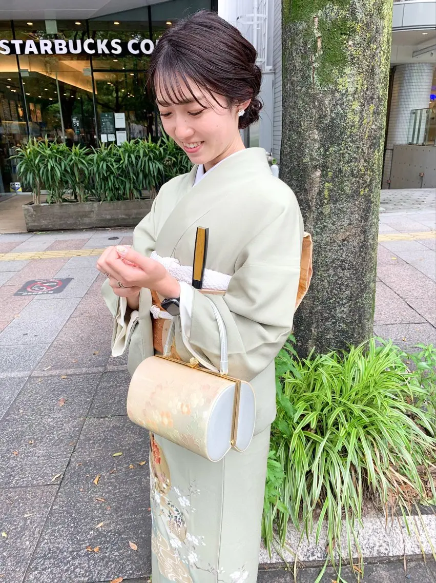 🐶着物着付け🐶の写真