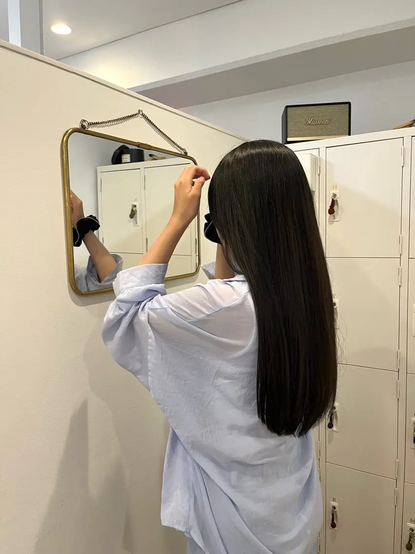 カット + Aujua shampoo付き🫧コテ巻き仕上げも◎の写真