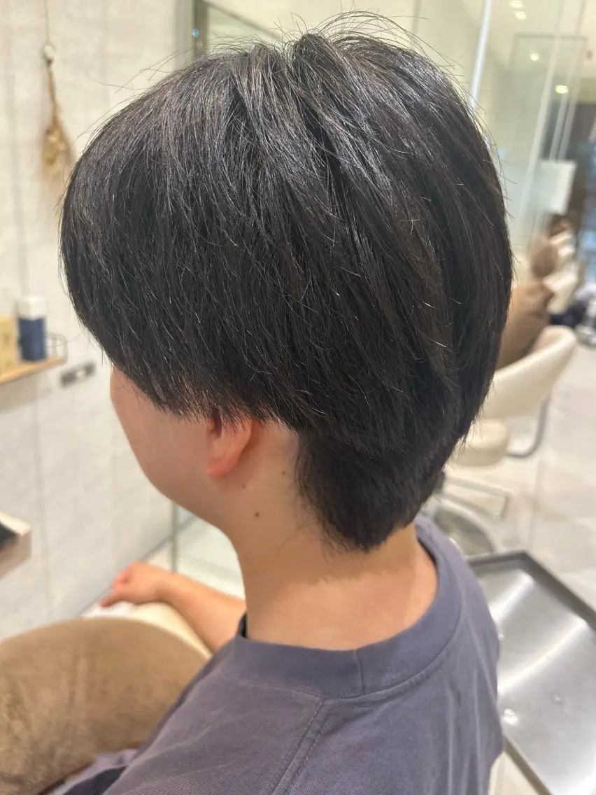 メンズ マッシュ 刈り上げ カット メンズカット/パ ーマ/スズキショウタのヘアスタイル