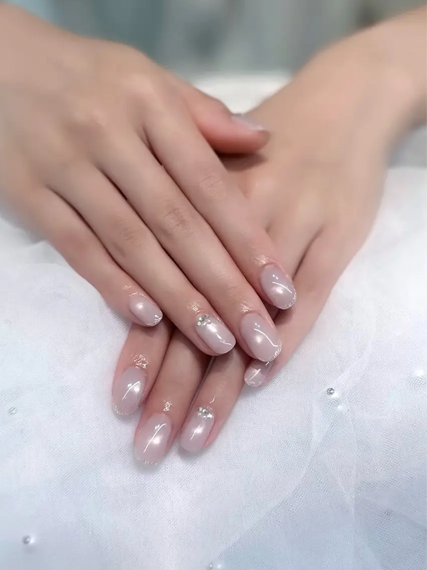ネイル ハンドネイル ハンドケア 𝒚𝒖𝒛𝒖 ˖ ࣪⊹のネイルデザイン