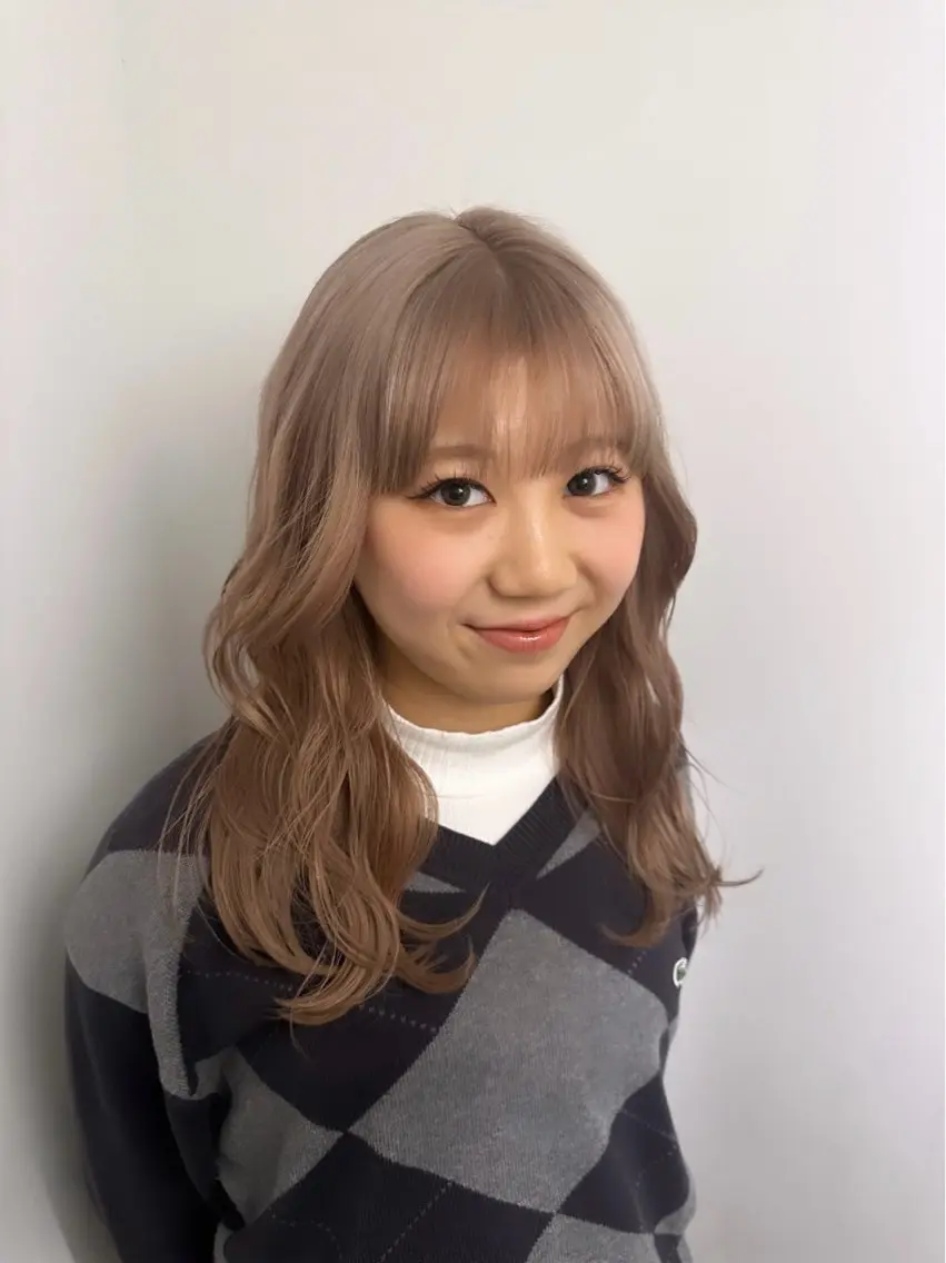 ロング ヘアカラー トリートメント Hana ハイトーン🕯🩰のヘアスタイル