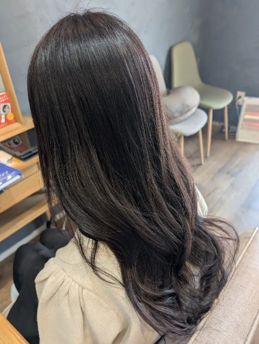 ロング カラー ラベンダーカラー ラベンダーグレー 亜美💎6月7月は お早めのご予約を✨のヘアスタイル