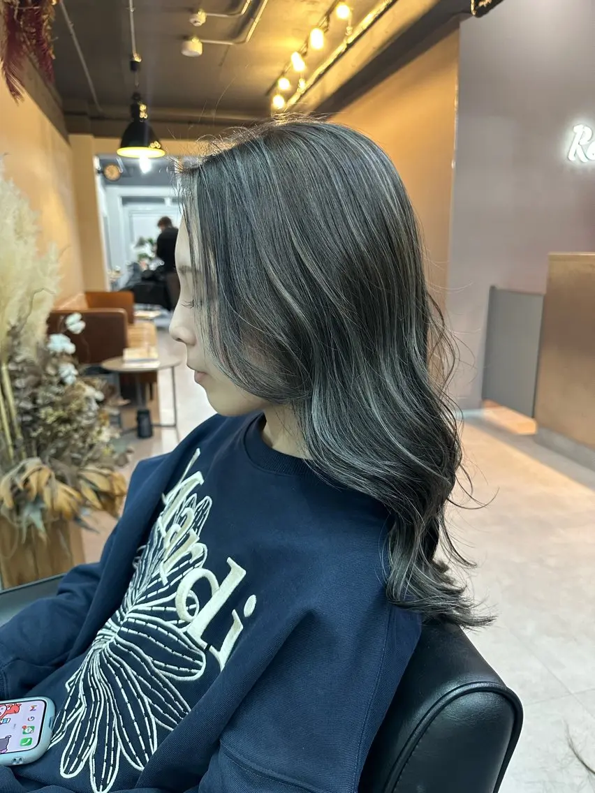 ロング カット ヘアカラー トリートメント Reb_keiji 👑小倉圭司のヘアスタイル