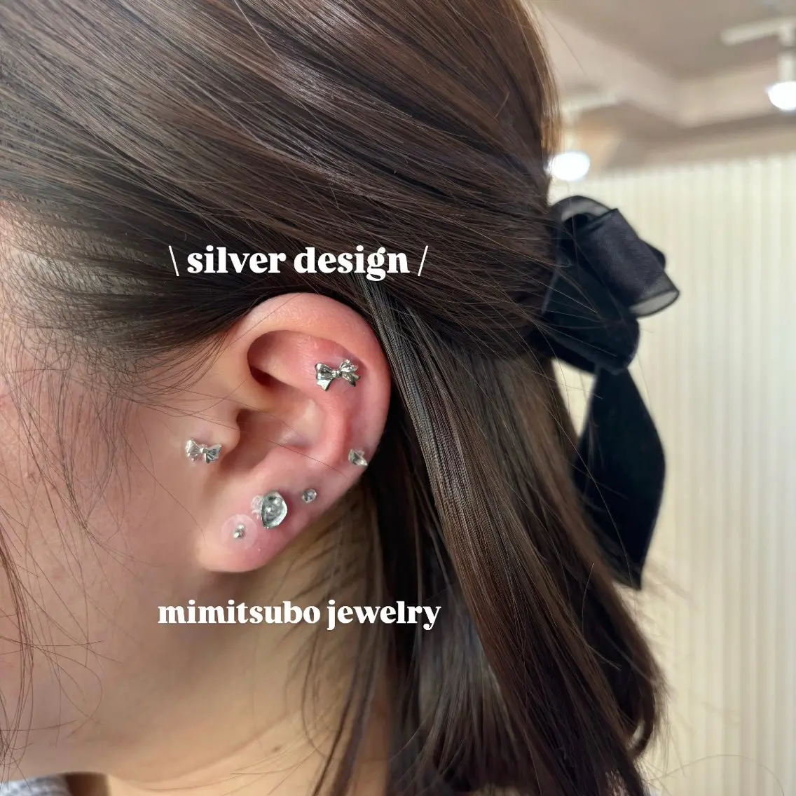 耳つぼジュエリー👂🏻🎀💎3900円→3500円の写真