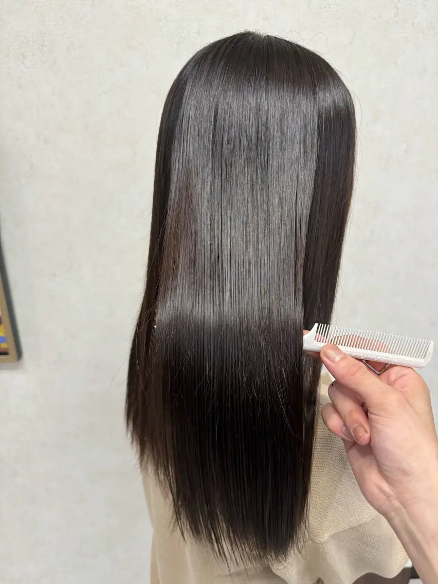 ロング パーマ 縮毛矯正 髪質改善・縮毛矯正 白根凌二のヘアスタイル