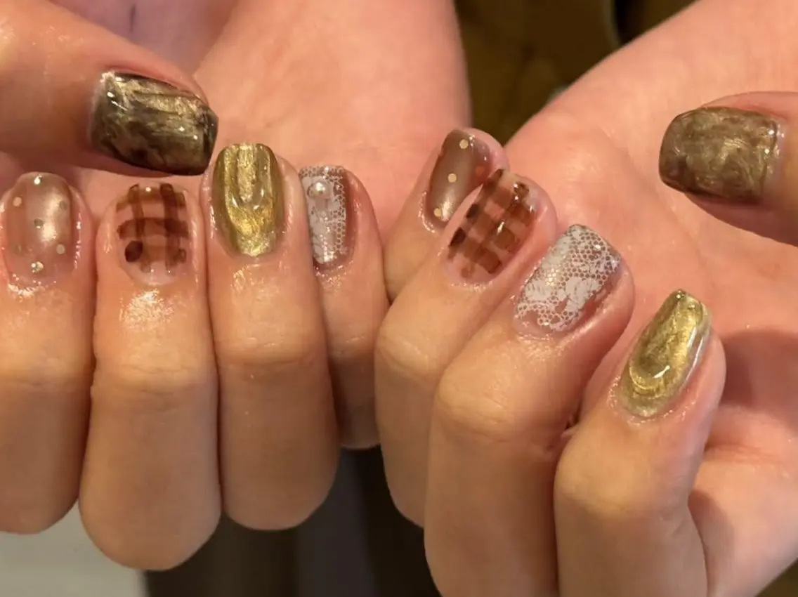 ネイル 持ち込み ハンドネイル MARIN NAILのネイルデザイン