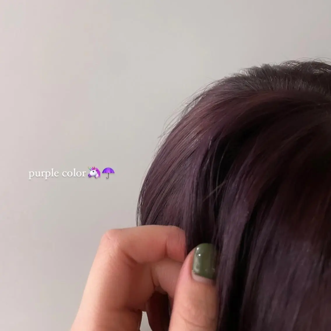 カラー いまかわ ゆなのヘアスタイル