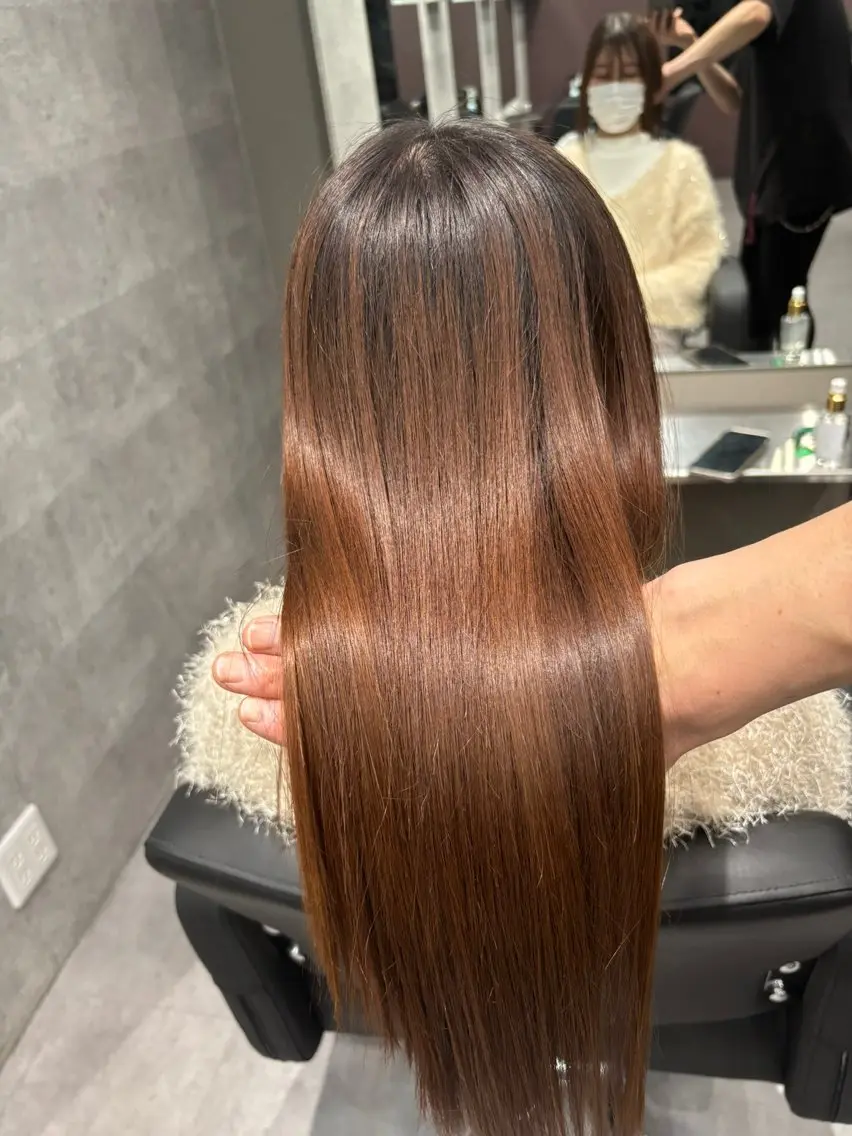 酸性ストレート 髪質改善のヘアスタイル