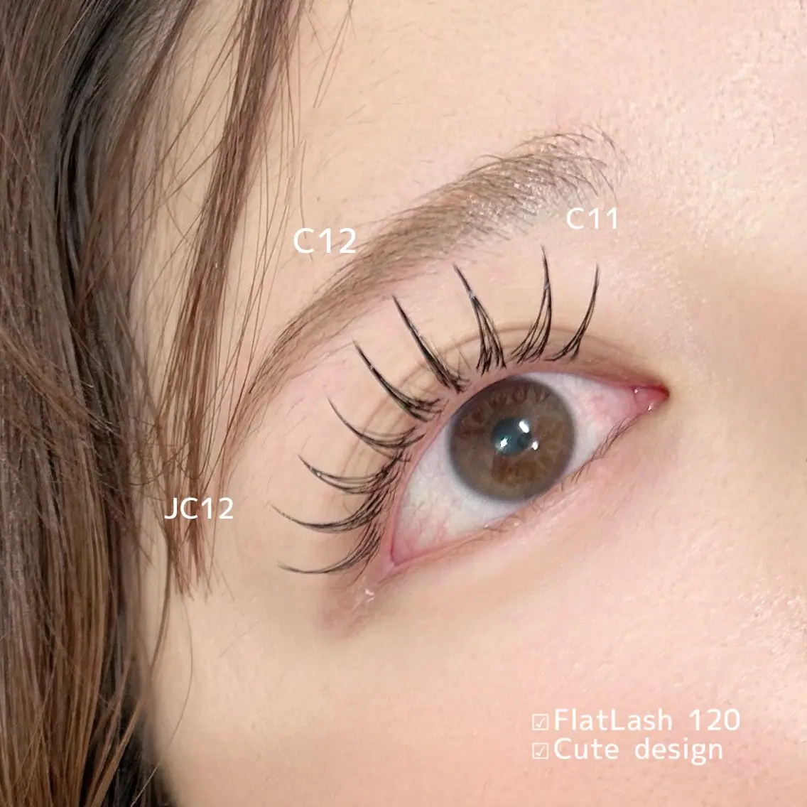 フラットラッシュ100〜120本《オフ込み》の写真