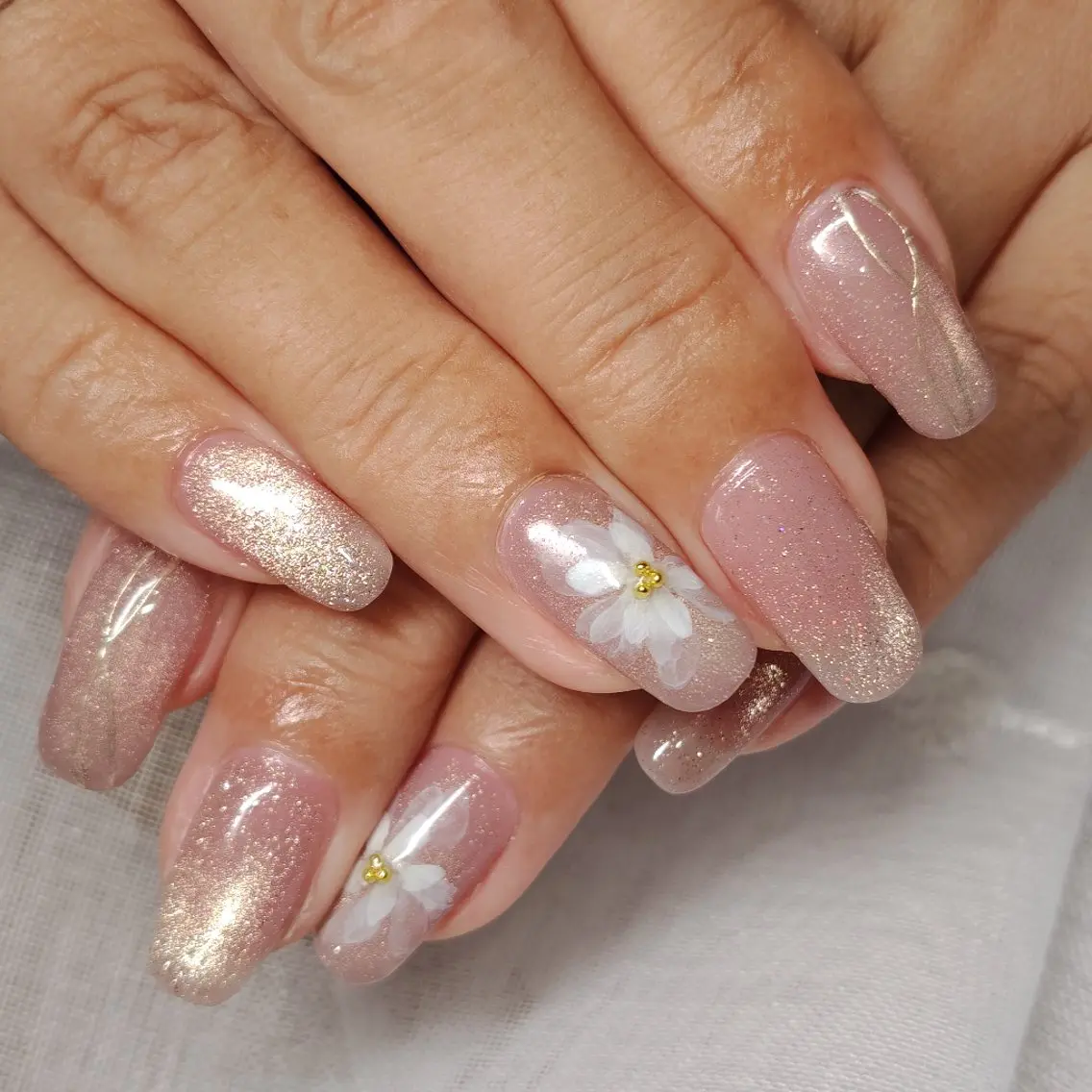 ネイル ハンドネイル こふく🍀 Sayoのネイルデザイン