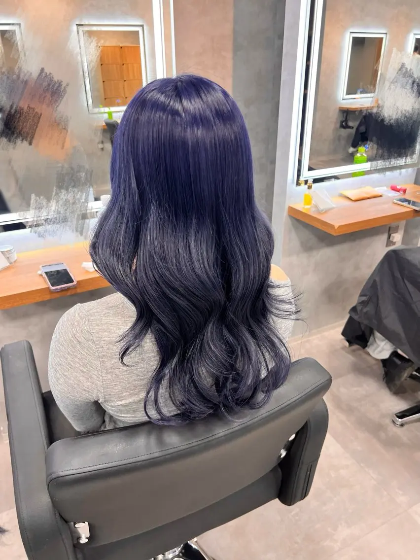 ロング ヘアカラー ヘアセット 透明感/韓国風 RENA🤎のヘアスタイル