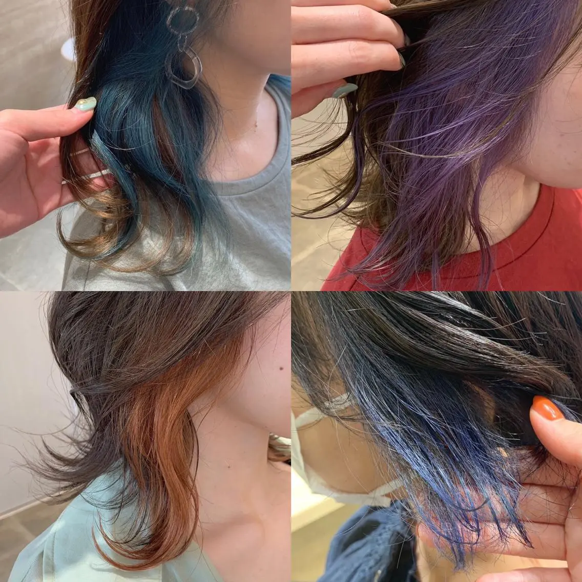 ミディアム カラー インナーカラー beauty beast前田店のヘアスタイル