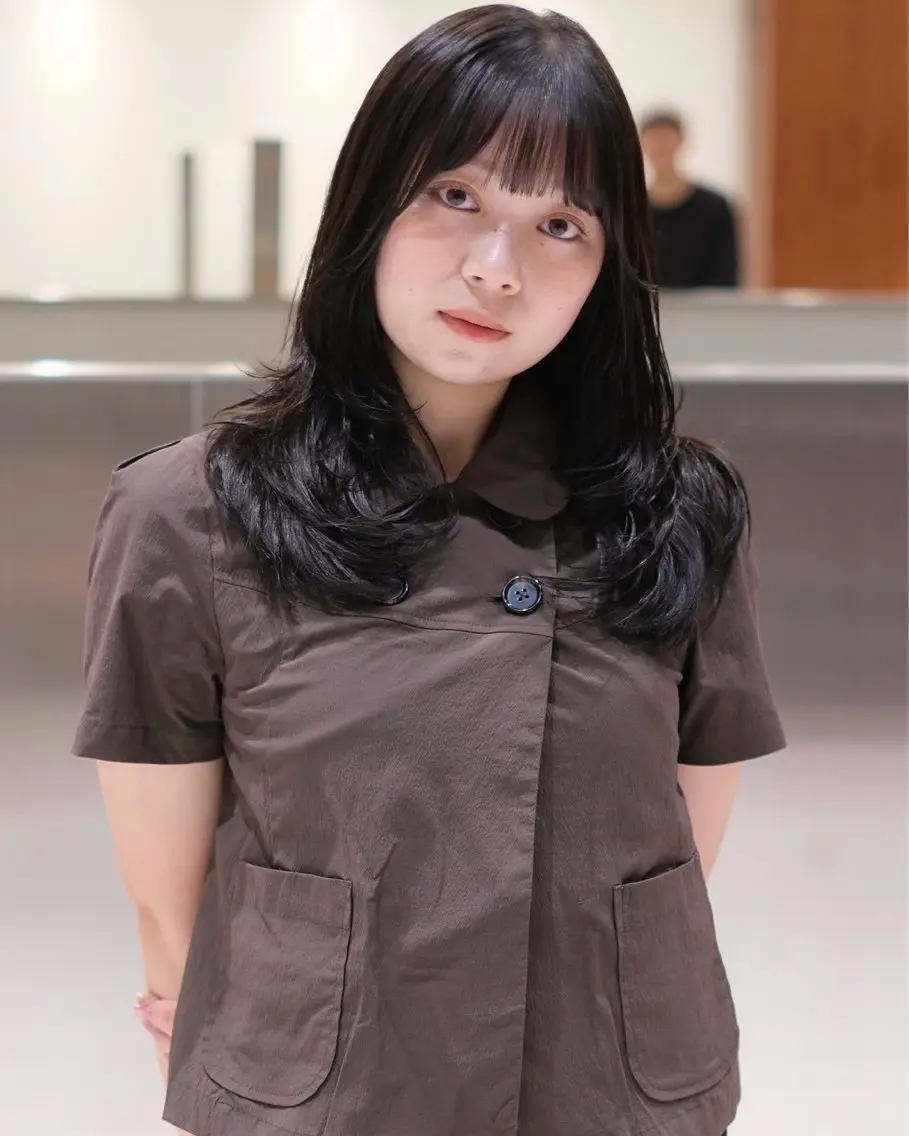 カラー＋縮毛矯正SS+艶髪トリートメントの写真