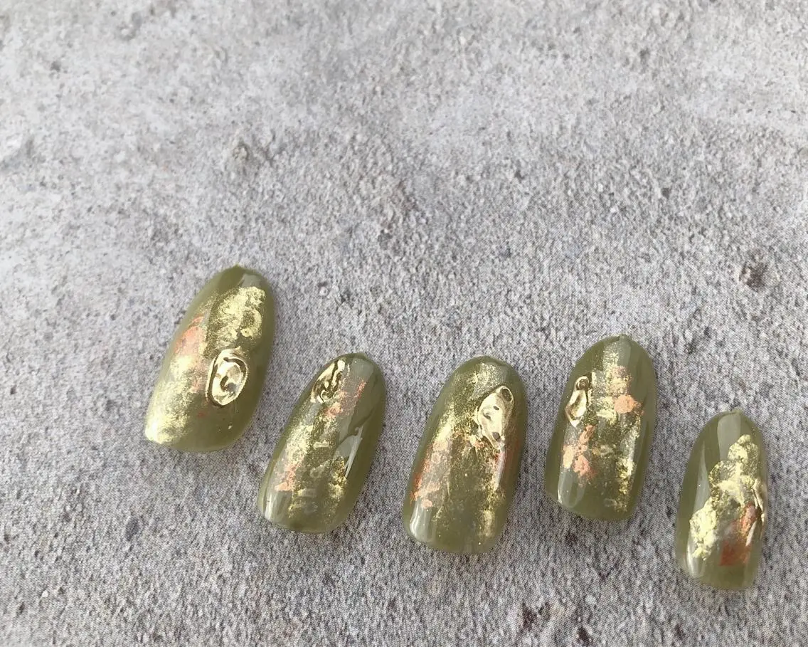 ネイル ミラーネイル ハンドネイル saki_ nail heronのネイルデザイン