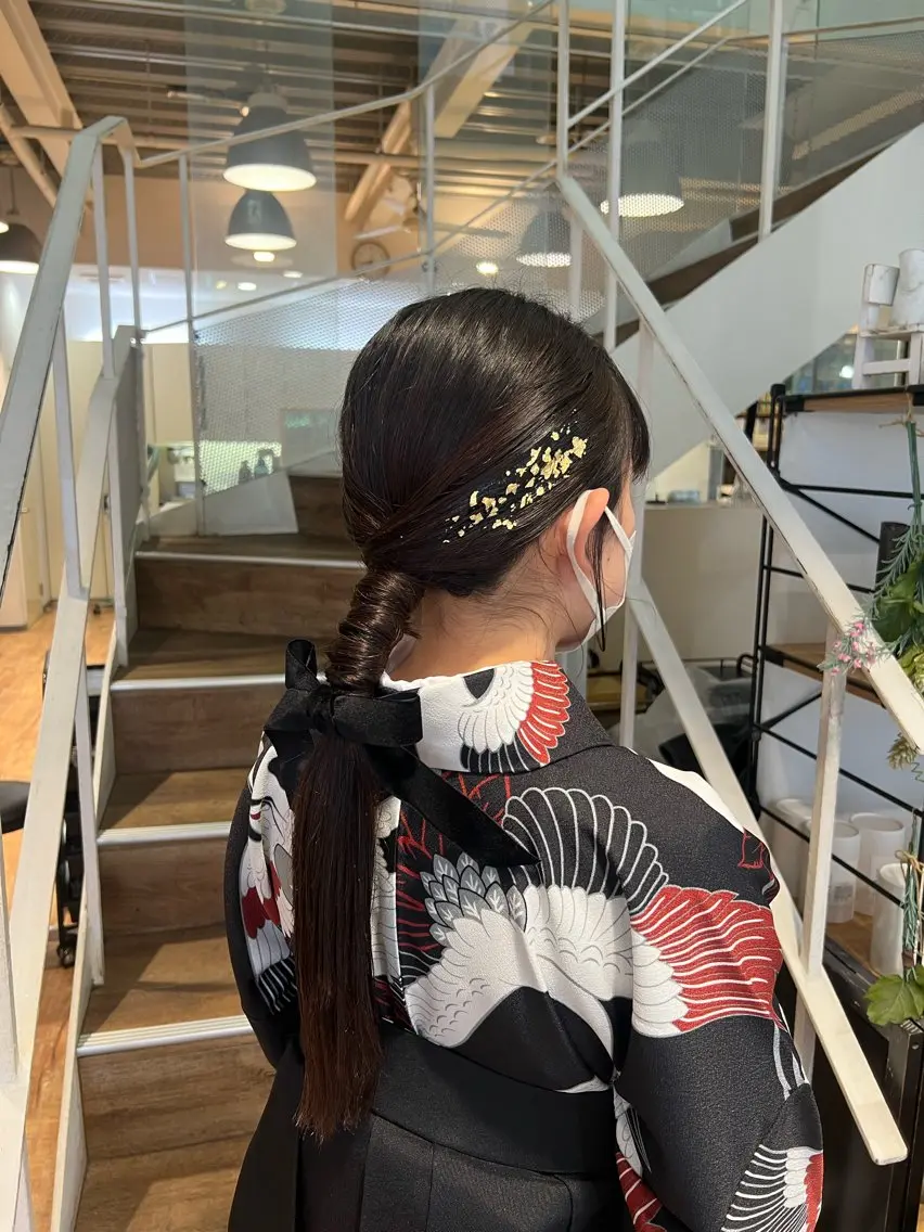 ヘアアレンジ ヘアセット インナーカラー♡ Nanakoのヘアスタイル