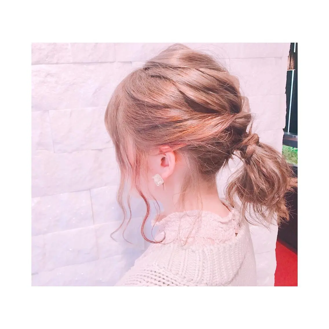 カラー ヘアアレンジ アッシュ ベージュカラー インナーカラー YUI𓍯ｴｸｽﾃ /ﾆｭｱﾝｽｶﾗｰのヘアスタイル