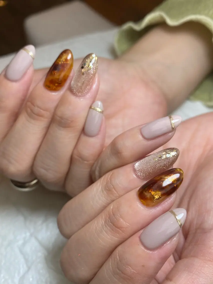 ネイル ニュアンスネイル MIKA 🍊のネイルデザイン