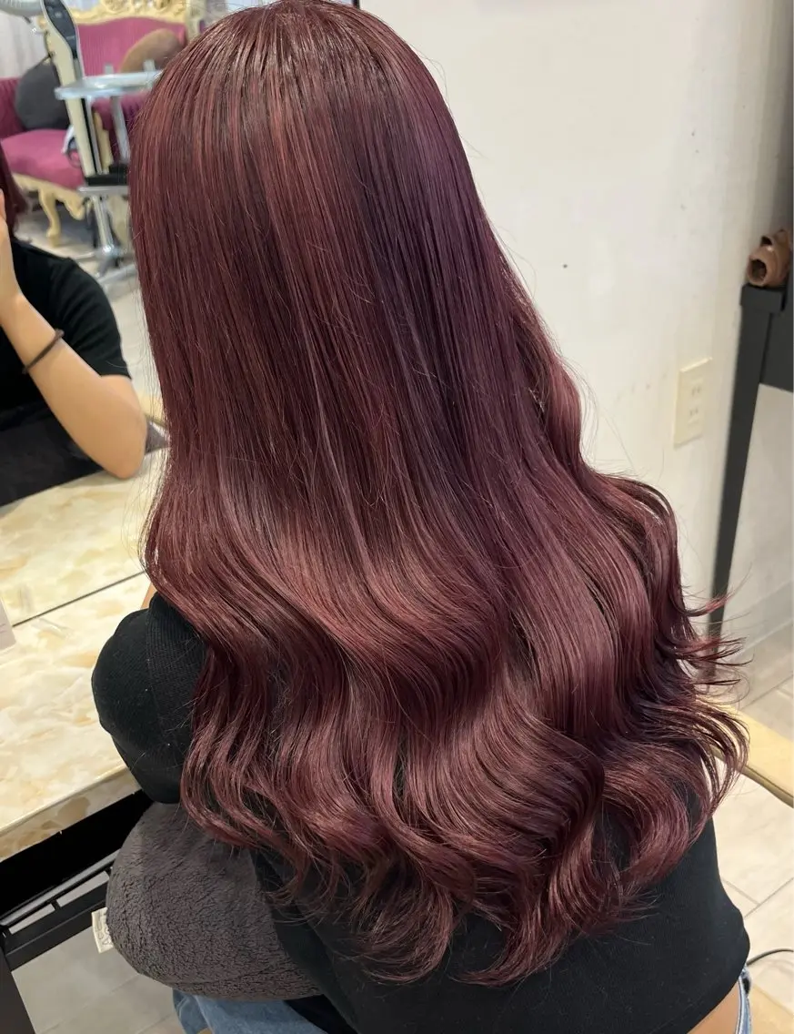 ロング 大村 恋美のヘアスタイル