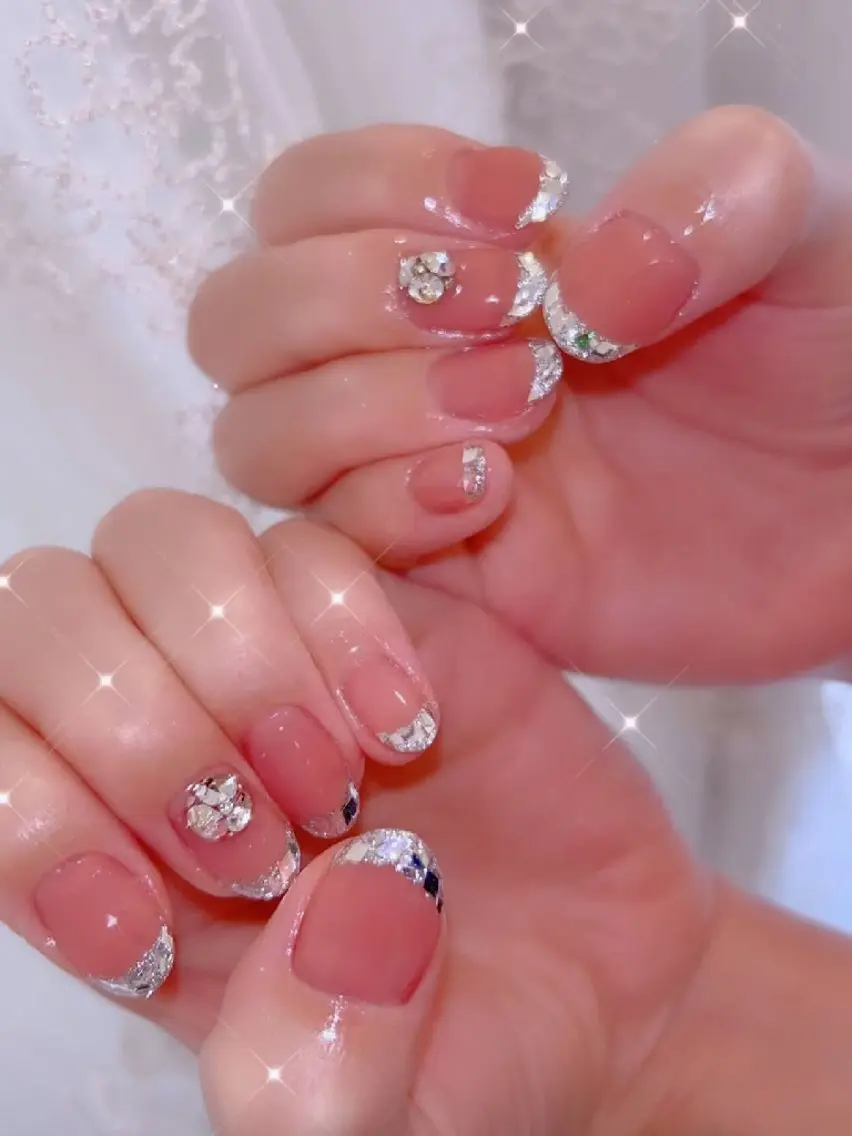 ネイル 長さ出し ジェルネイル 韓国ネイル マグネットネイル ニュアンスネイル ハンドネイル I LOVE ME NAIL.。.:*♡のネイルデザイン