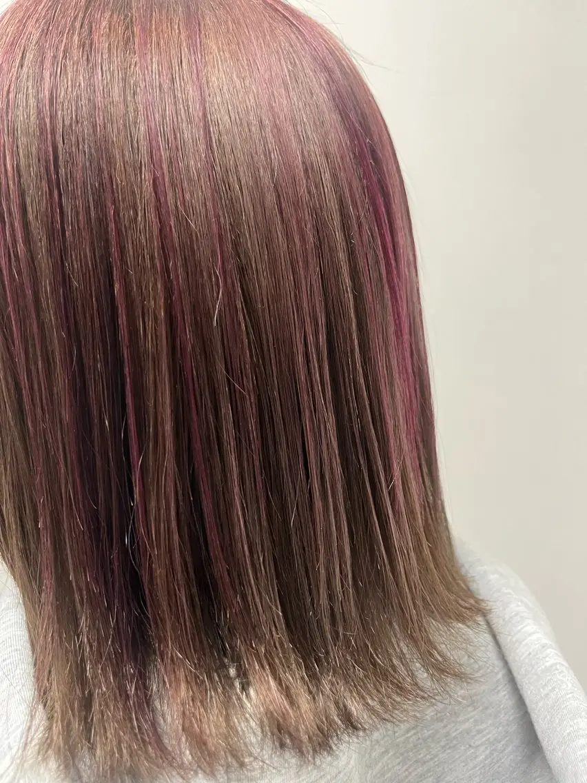 カラー ベージュカラー ハイライトカラー Mi ruのヘアスタイル