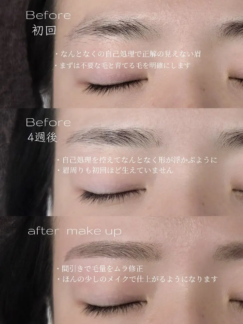 アイブロウ ワックス脱毛 緑橋 眉毛 まつげ níma 酒井のマツエク・マツパデザイン