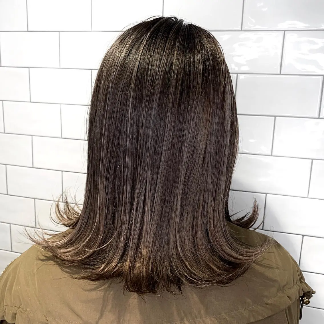 ミディアム カラー ヘアカラー 原山 直人のヘアスタイル