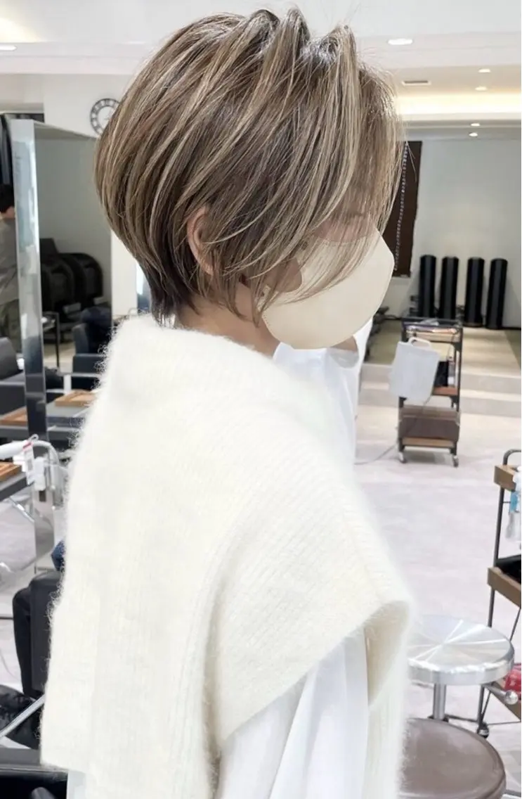 ショート カラー ショートヘア カット ヘアカラー トリートメント 360°美フォルム/ 似合わせ特化/‬荒砂のヘアスタイル