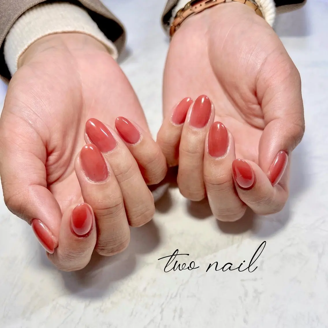 ネイル アートネイル フットネイル ハート ニュアンスネイル オフィスネイル ハンドネイル two nailのネイルデザイン