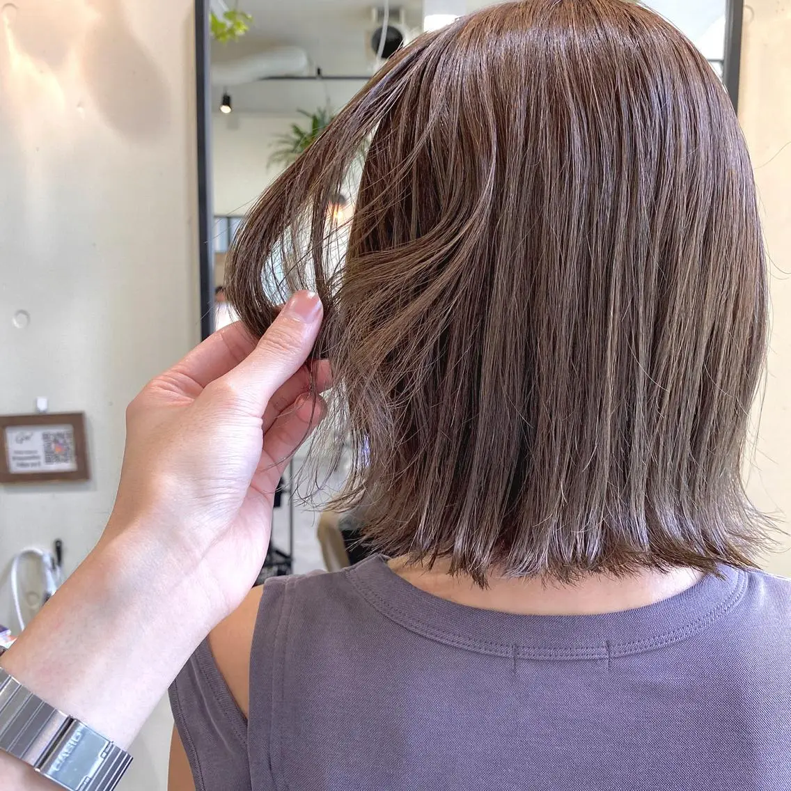 ミディアム カラー ヘアアレンジ 【ダメージレス施術】 【透明感】北村 拓也のヘアスタイル