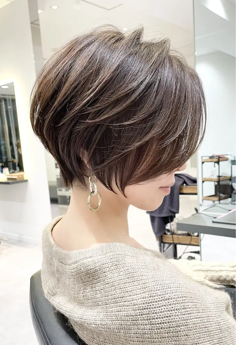 ショート ショートヘア 浅野賢哉🌟縮毛 矯正、ショート🌟のヘアスタイル