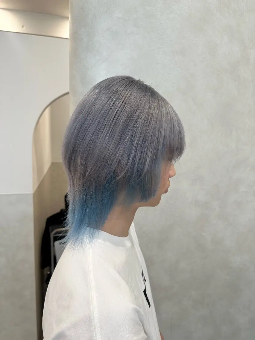 【ケアブリーチ】カット＋ブリーチカラー＋トリートメント【全頭ブリーチ】の写真