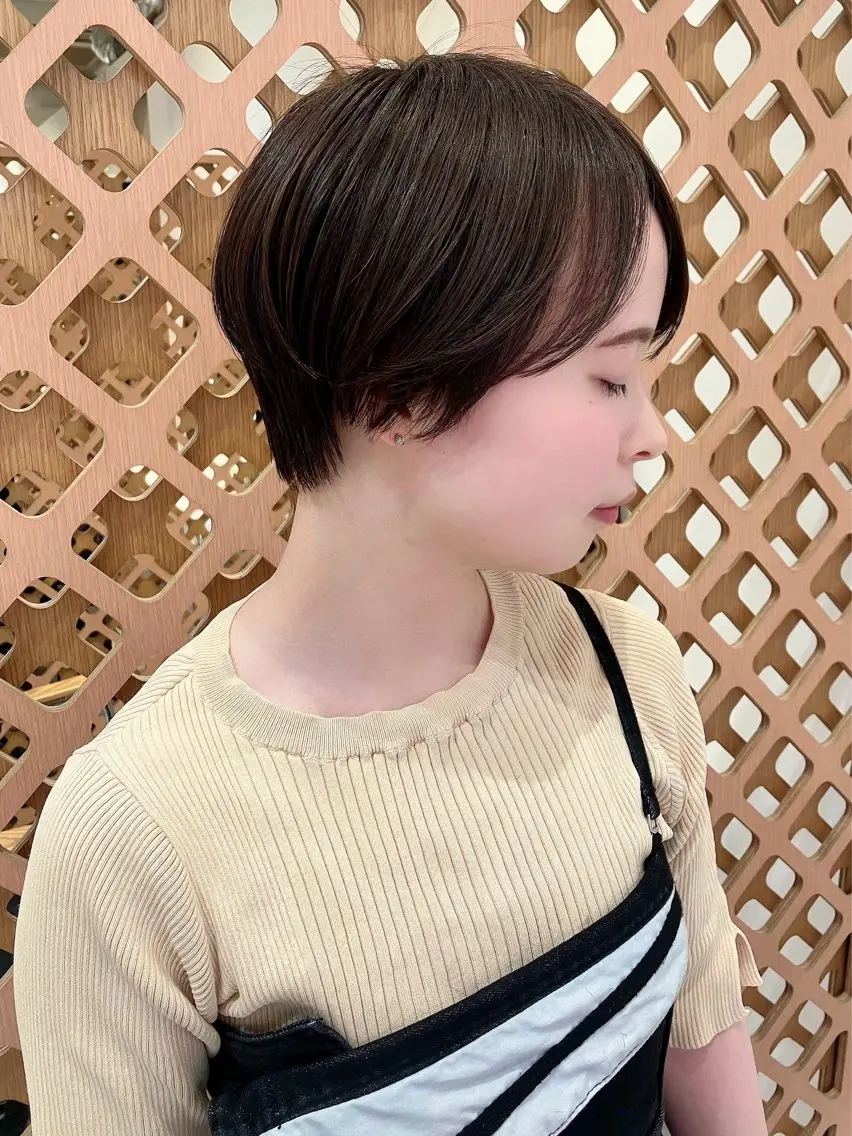 ショート カラー アディクシーカラー ショートヘア カット ヘアカラー 川間 将彦のヘアスタイル