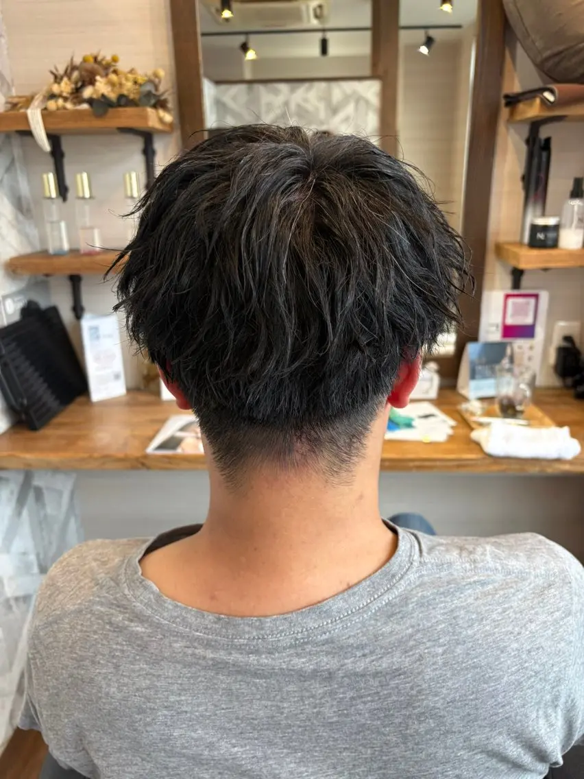 メンズ メンズパーマ カット パーマ 【髪質改善都賀】 chisatan🍊のヘアスタイル