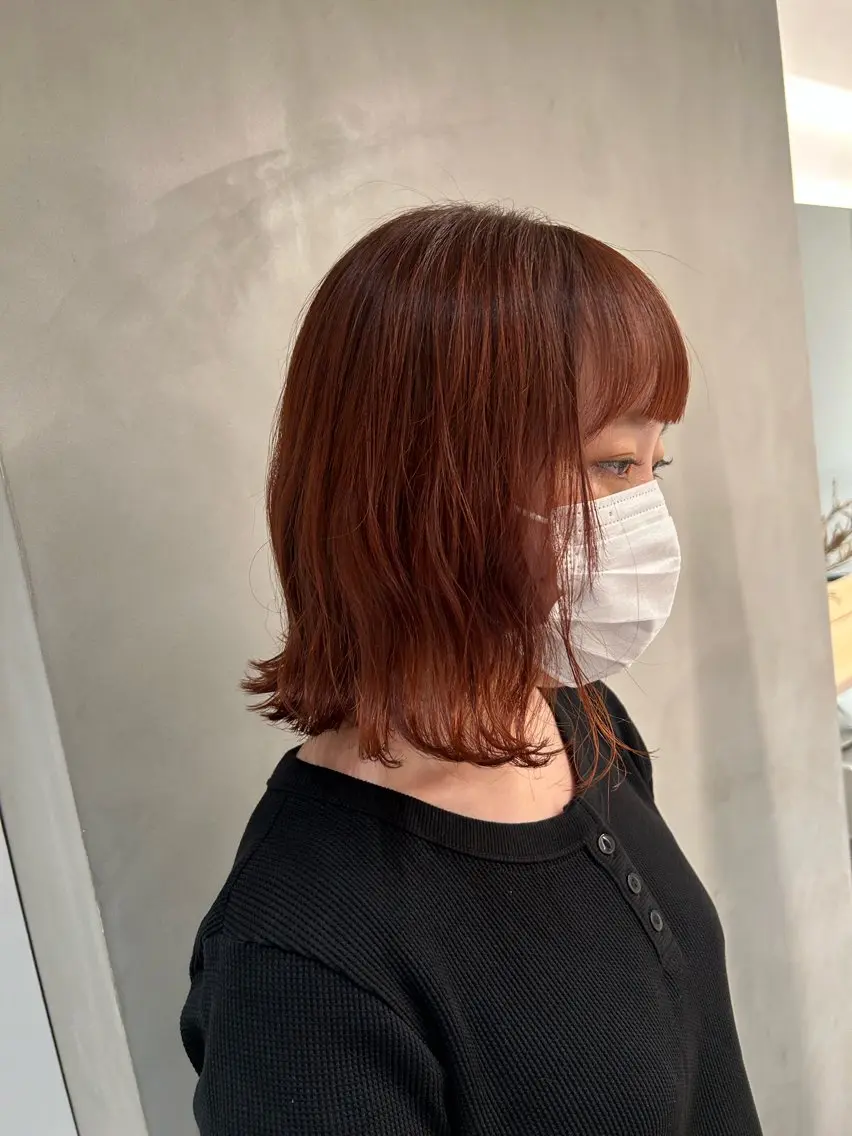 ミディアム ヘアカラー トリートメント 🧚つやさらhair 🧚manakaのヘアスタイル