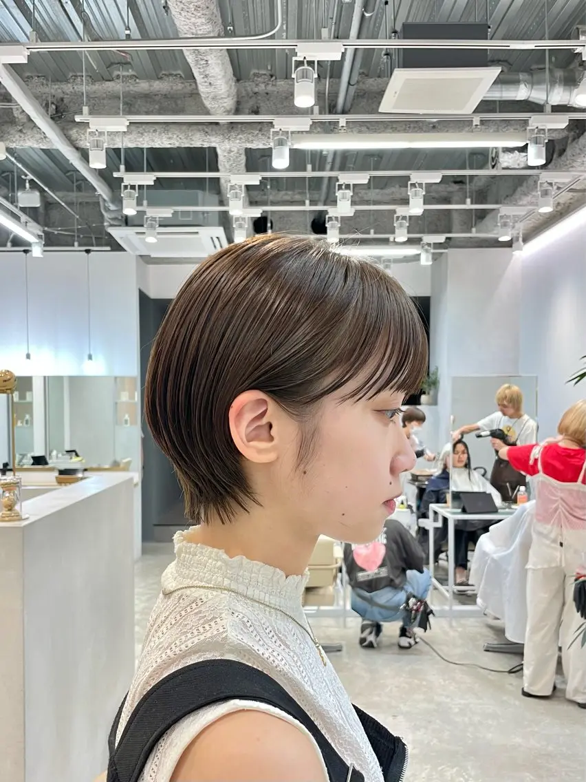 ショート 表参道レイヤーカット 髪質改善山岸季生のヘアスタイル