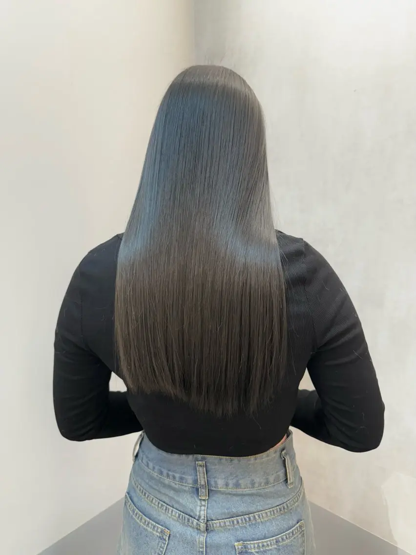 ロング カラー 髪質改善 カット ヘアカラー トリートメント 神戸ボブ✂️ ioe三宮/田 伸佳のヘアスタイル