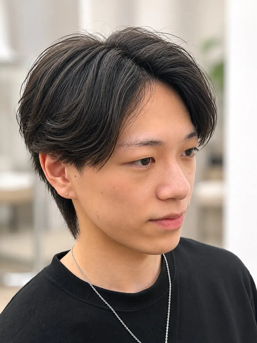 ミディアム メンズ カット 🔥メンズ特化🔥 \健介/のヘアスタイル